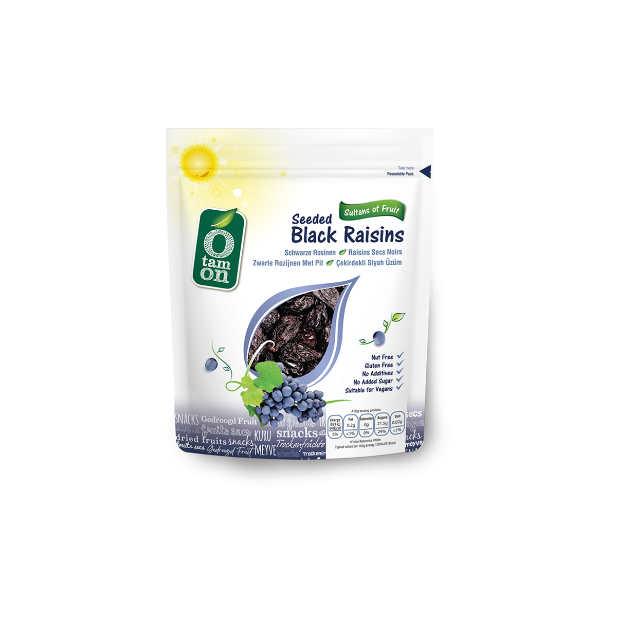 Çekirdekli Siyah Üzüm 150g