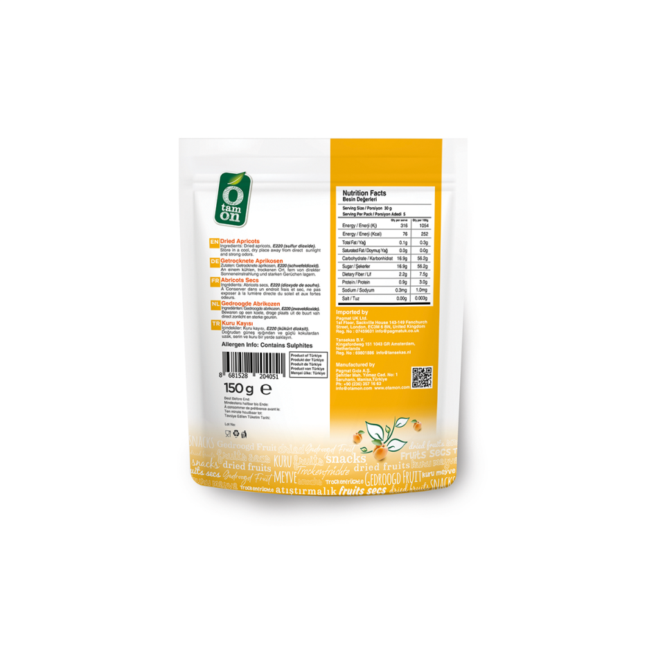 Kuru Kayısı 150g x 2 Adet