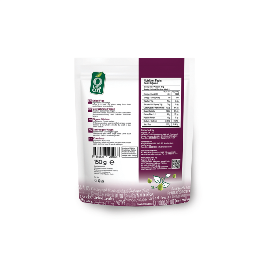 Kuru İncir 150g x 4 Adet