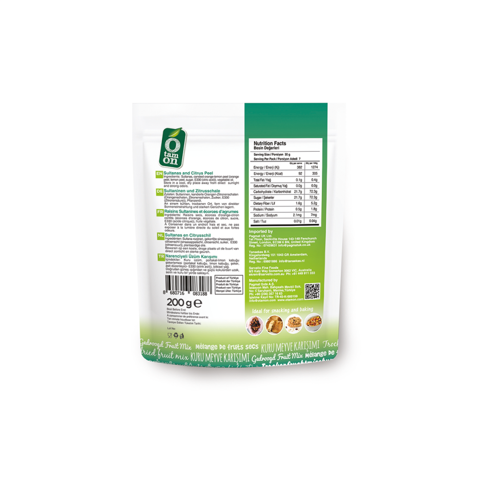 Akdeniz Meyve Karışımı 200g x 2 Adet