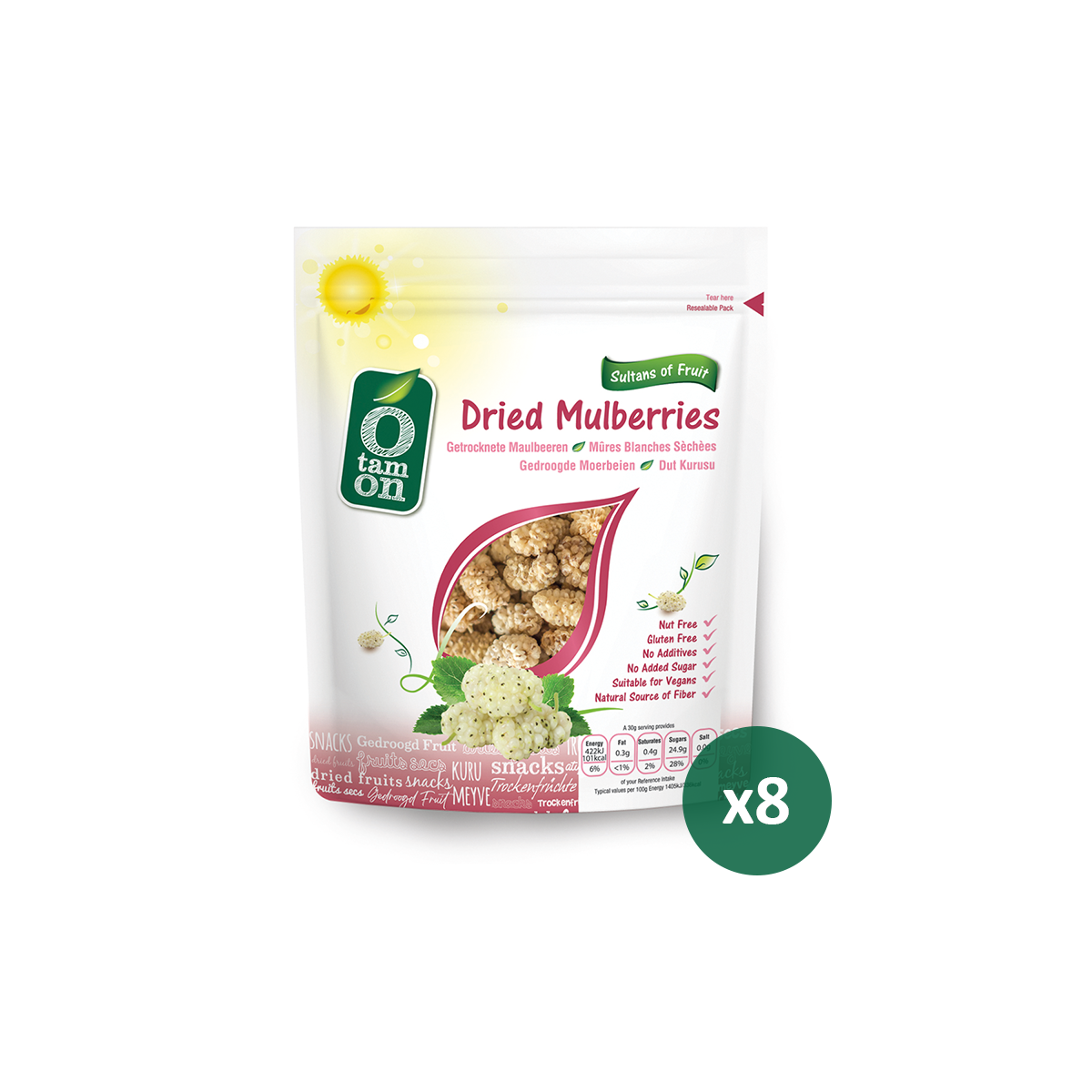 Dut Kurusu 100g x 8 Adet