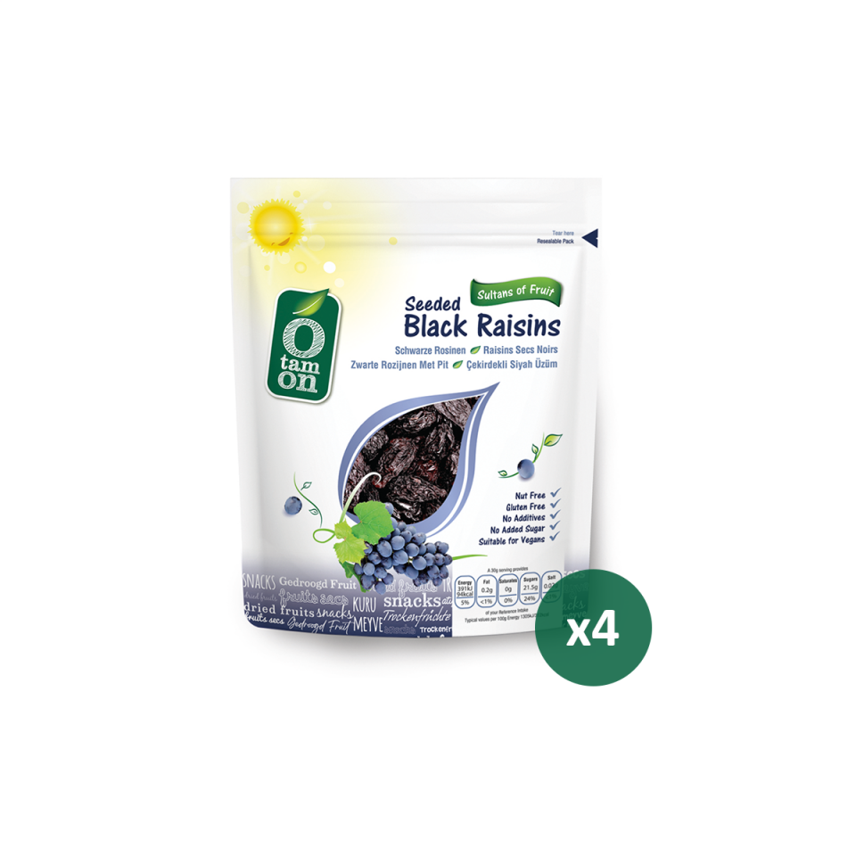 Çekirdekli Siyah Üzüm 150g x 4 Adet