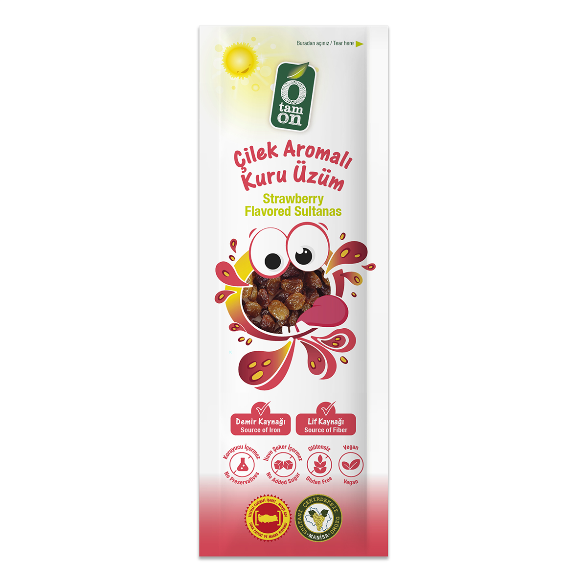 Çilek Aromalı Üzüm 18x30g
